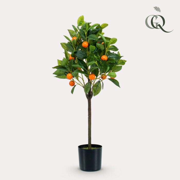 Kunstplant - Citrus Sinensis - Sinaasappelboom - 75 cm - Image 2