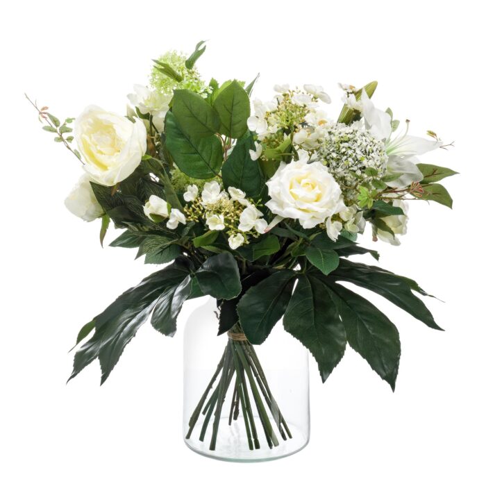 Kunstbloemen - Boeket- M - White Dream - 60 cm - Image 6