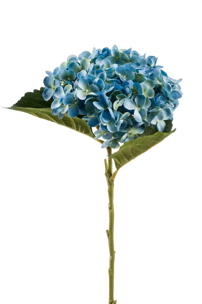 Kunstbloemen Solo - Blue - Hydrangea Flower - x 8 - 52 cm - Image 5