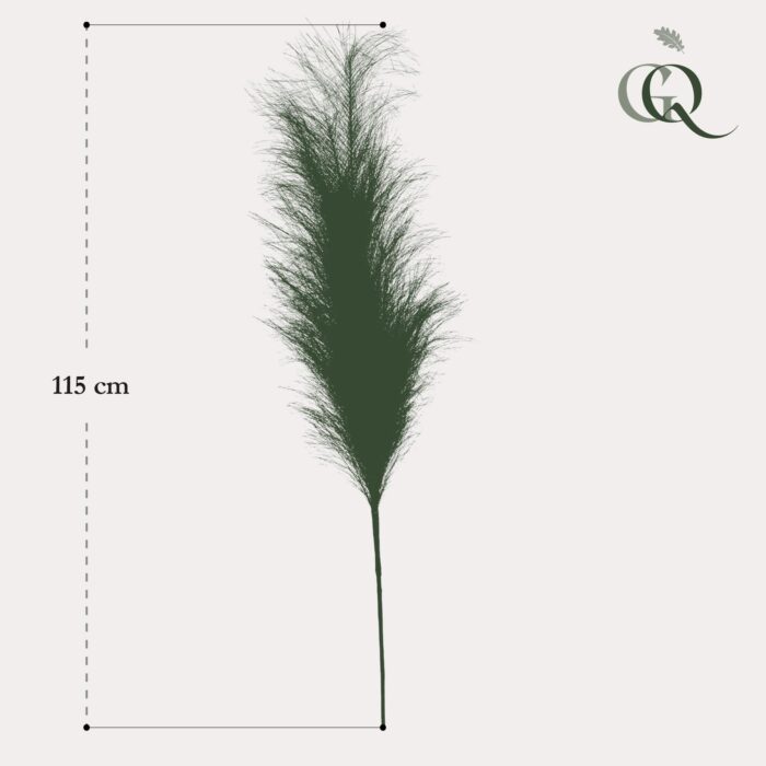 Kunstbloemen Solo - Crème - Pampas Plumes - x 6 - 115cm - Image 6