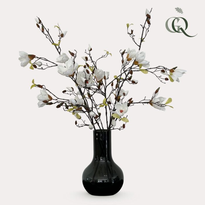 Kunstbloemen Solo - Crème - Magnolia Branches - x 4 - 105cm - Image 3