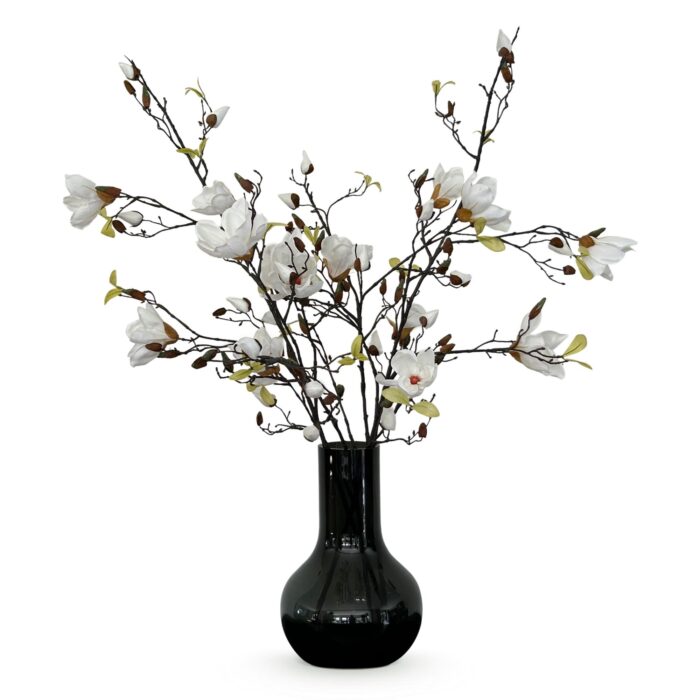 Kunstbloemen Solo - Crème - Magnolia Branches - x 4 - 105cm - Image 4