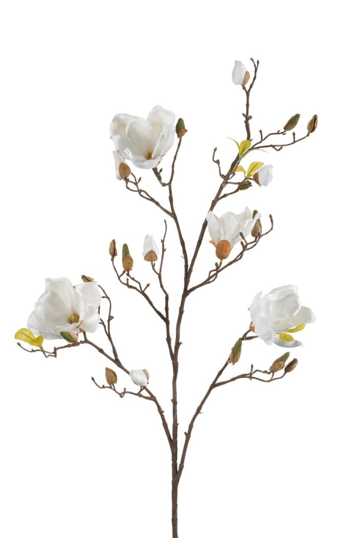 Kunstbloemen Solo - Crème - Magnolia Branches - x 4 - 105cm - Image 5