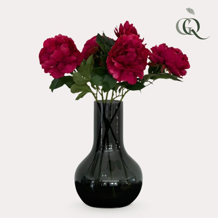 Kunstbloemen Solo - Dark Pink - Peonies - x 5 - 65cm - Image 3