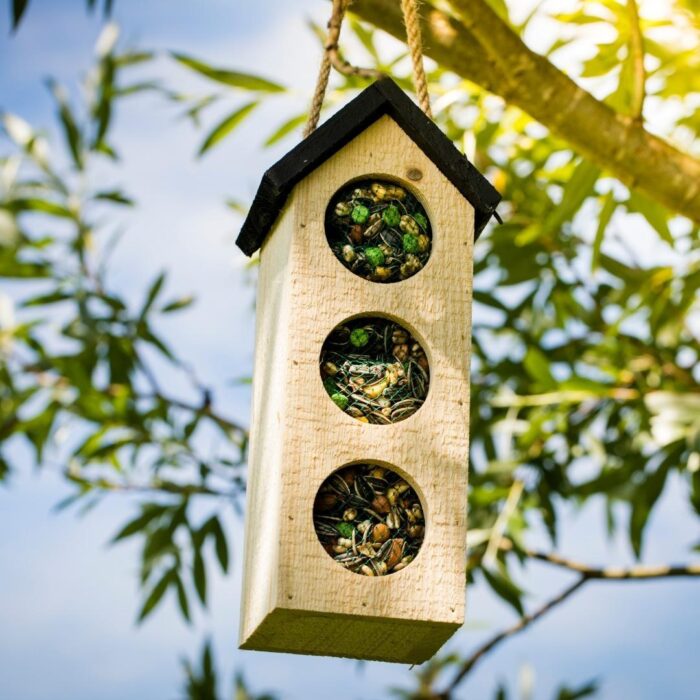 Bird-Buffet | Chalet feeder vogelhuisje | 500 gram - Roodborstjes - Image 4