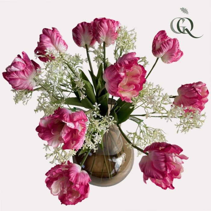 Kunstbloemen - Boeket L - Romantic Glam - 80cm - Image 2