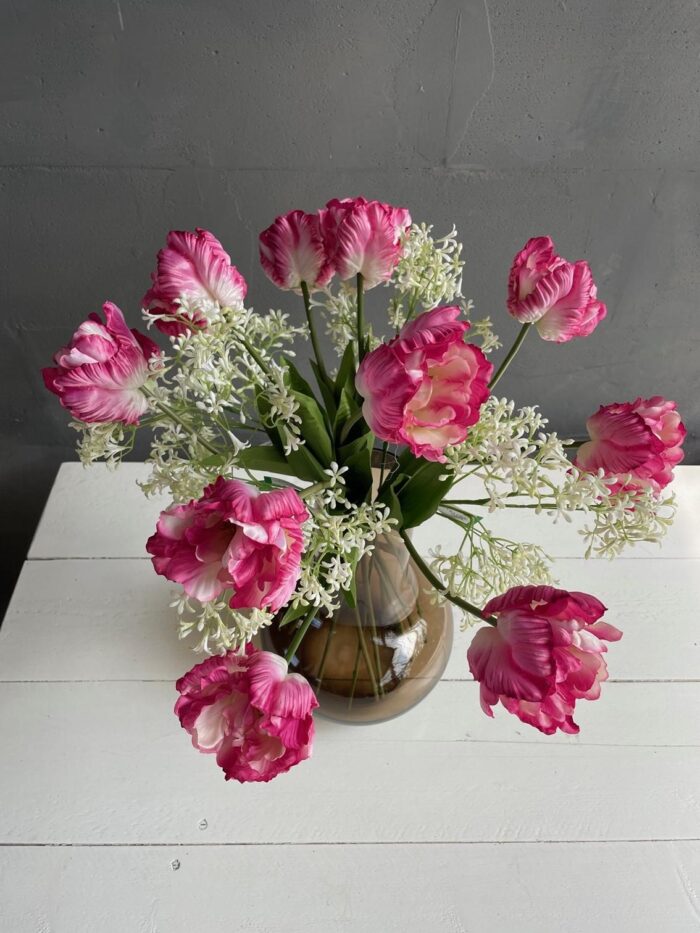 Kunstbloemen - Boeket L - Romantic Glam - 80cm - Image 5